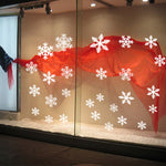 Christmas Snowflake Window Clings
