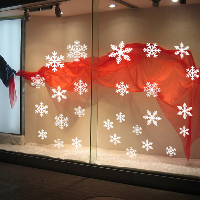 Christmas Snowflake Window Clings