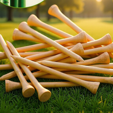 Bamboo Golf Tees - 50 or 100 Pack