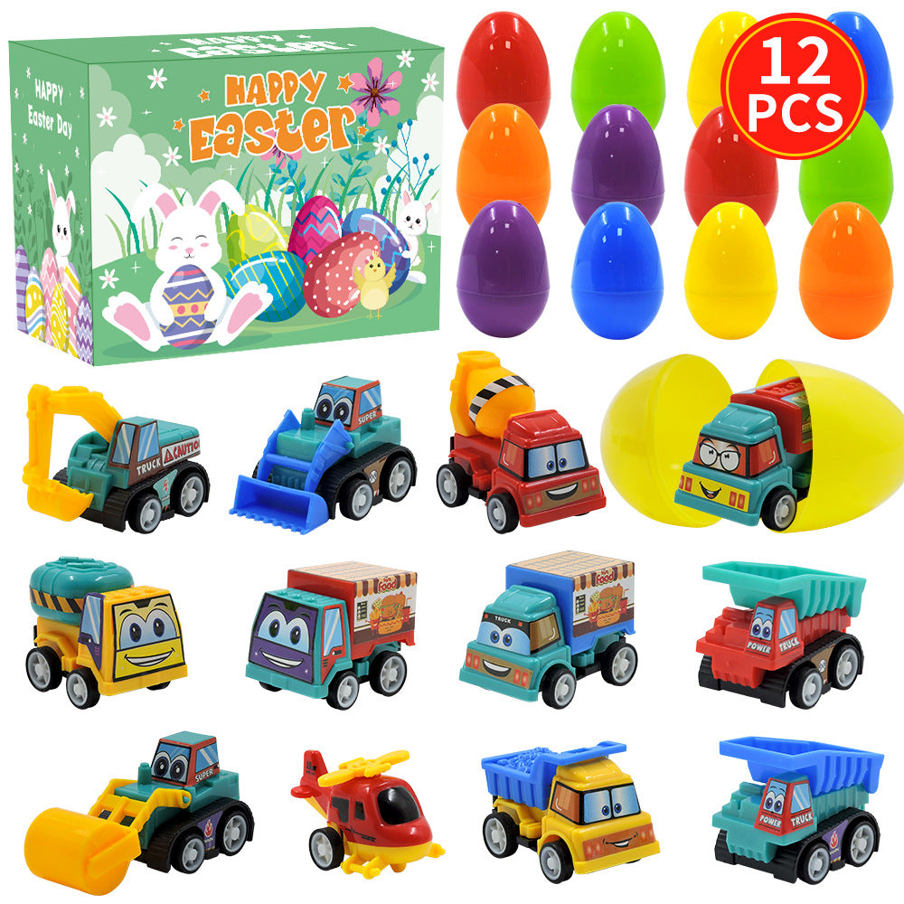 Easter Surprise Car Toy Eggs