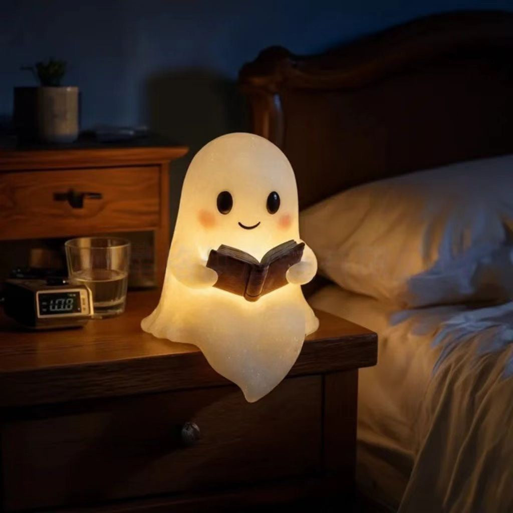 Reading Ghost Halloween Night Light
