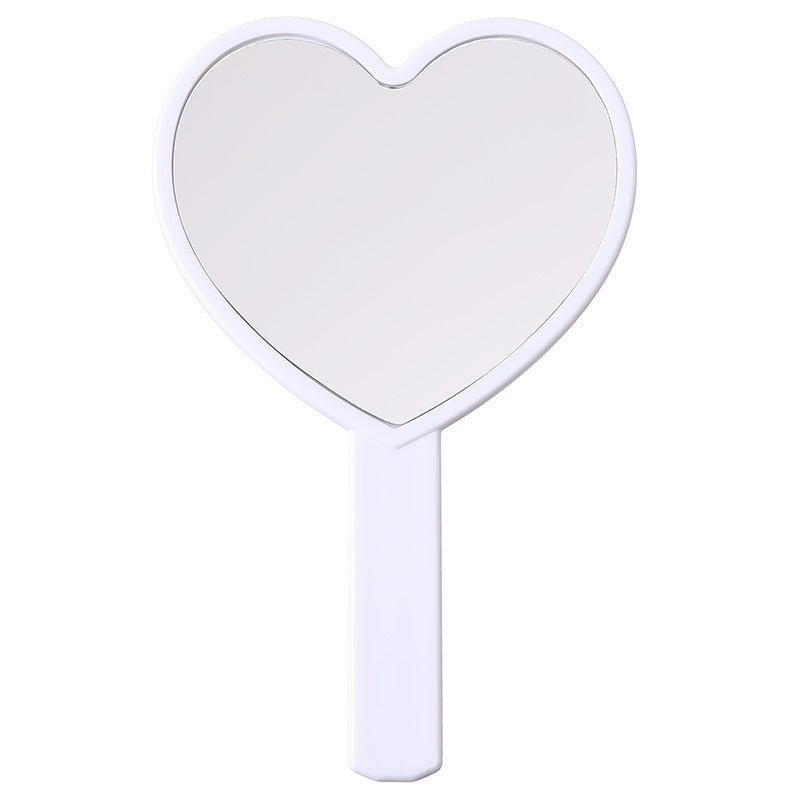 Heart-Shaped Handheld Mirror