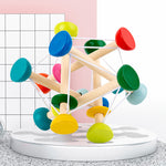 Wooden Elastic Color Activity Toy