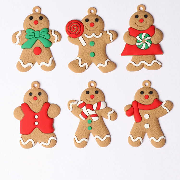 Gingerbread Christmas Tree Ornament Set