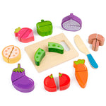 Wooden Pretend Food Cutting Sets