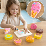 Wooden Pretend Food Cutting Sets