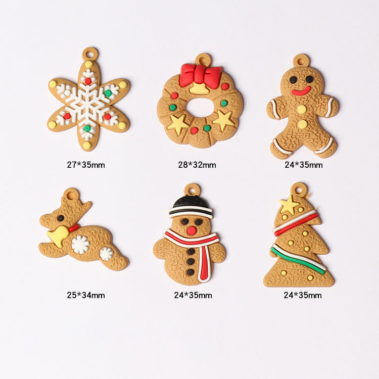 Gingerbread Christmas Tree Ornament Set