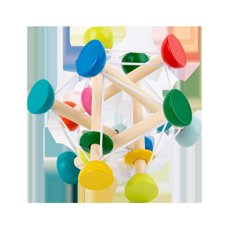 Wooden Elastic Color Activity Toy