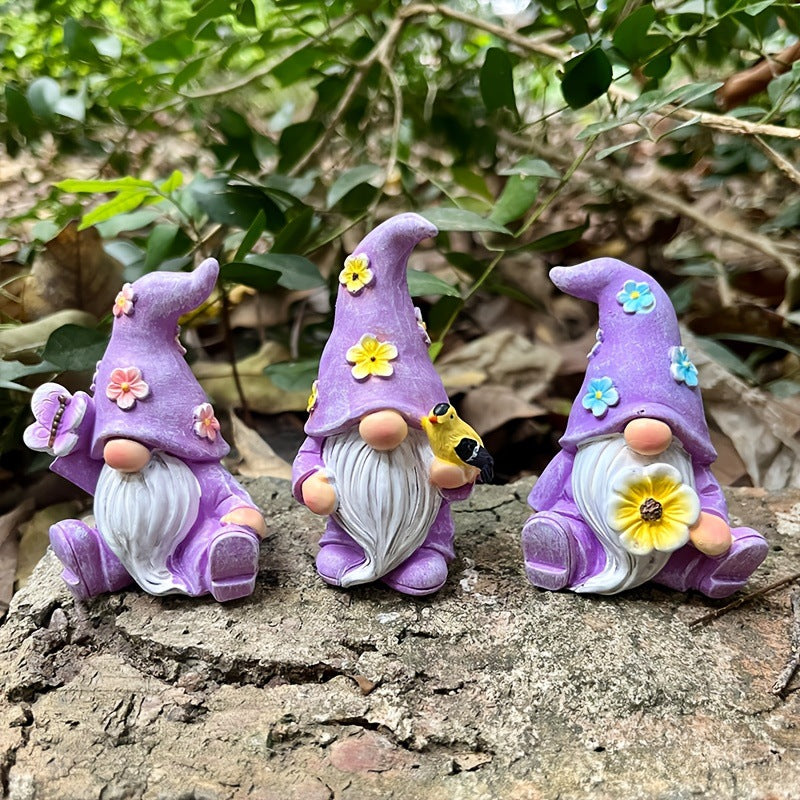 Easter Gnome Resin Figurines