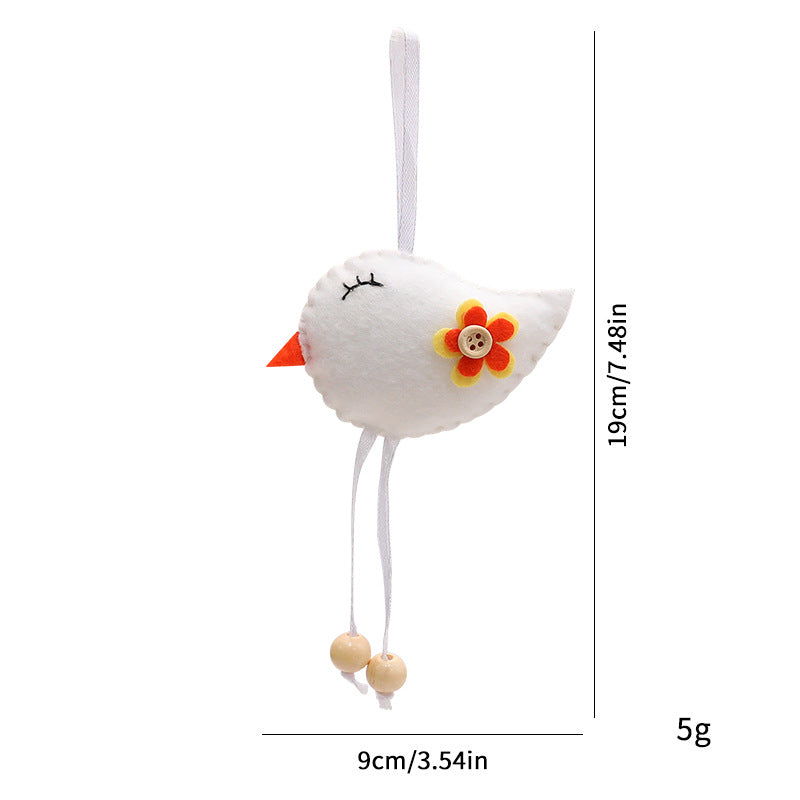 Easter Bunny, Egg & Flower Hanging Ornaments