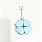 Four-Leaf Clover Button Keychain