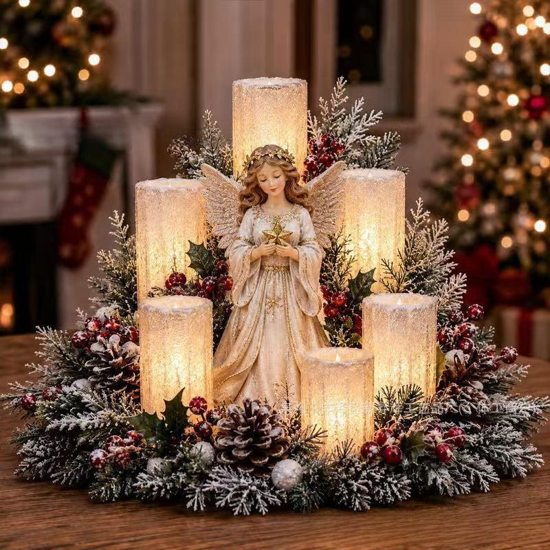 Lighted Resin Christmas Village Houses