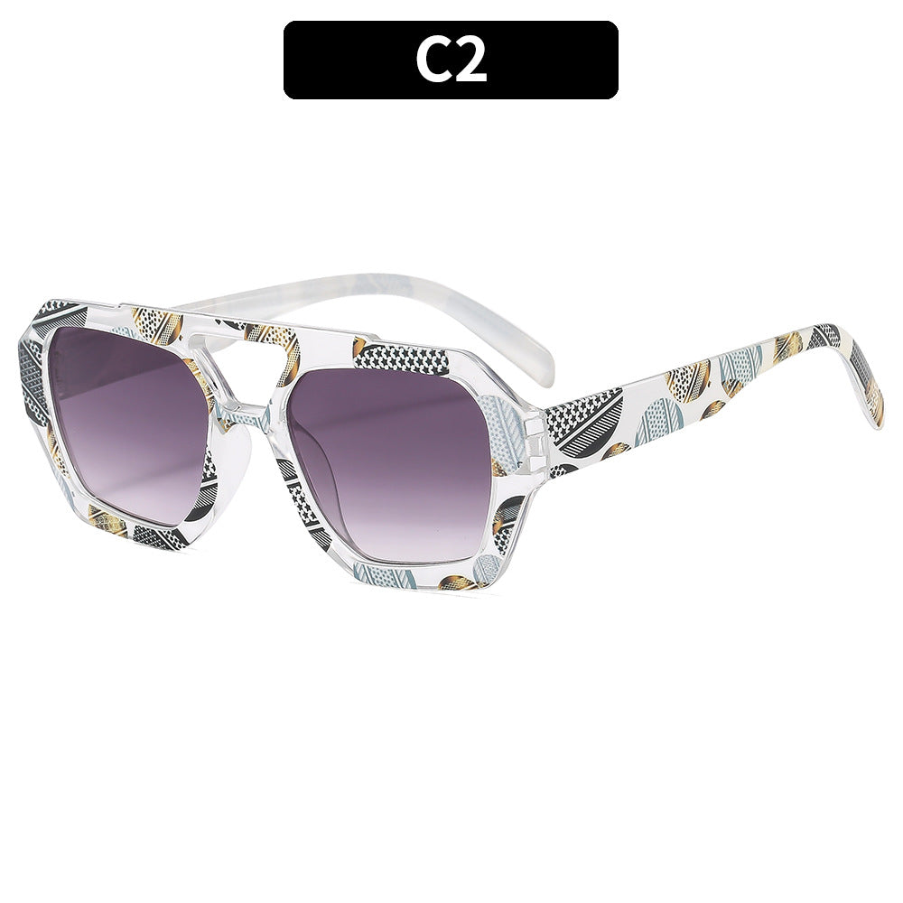 American Flag Double-Bridge Glasses
