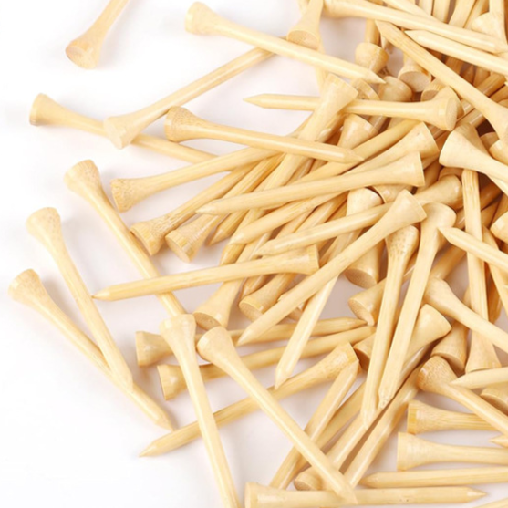 Bamboo Golf Tees - 50 or 100 Pack