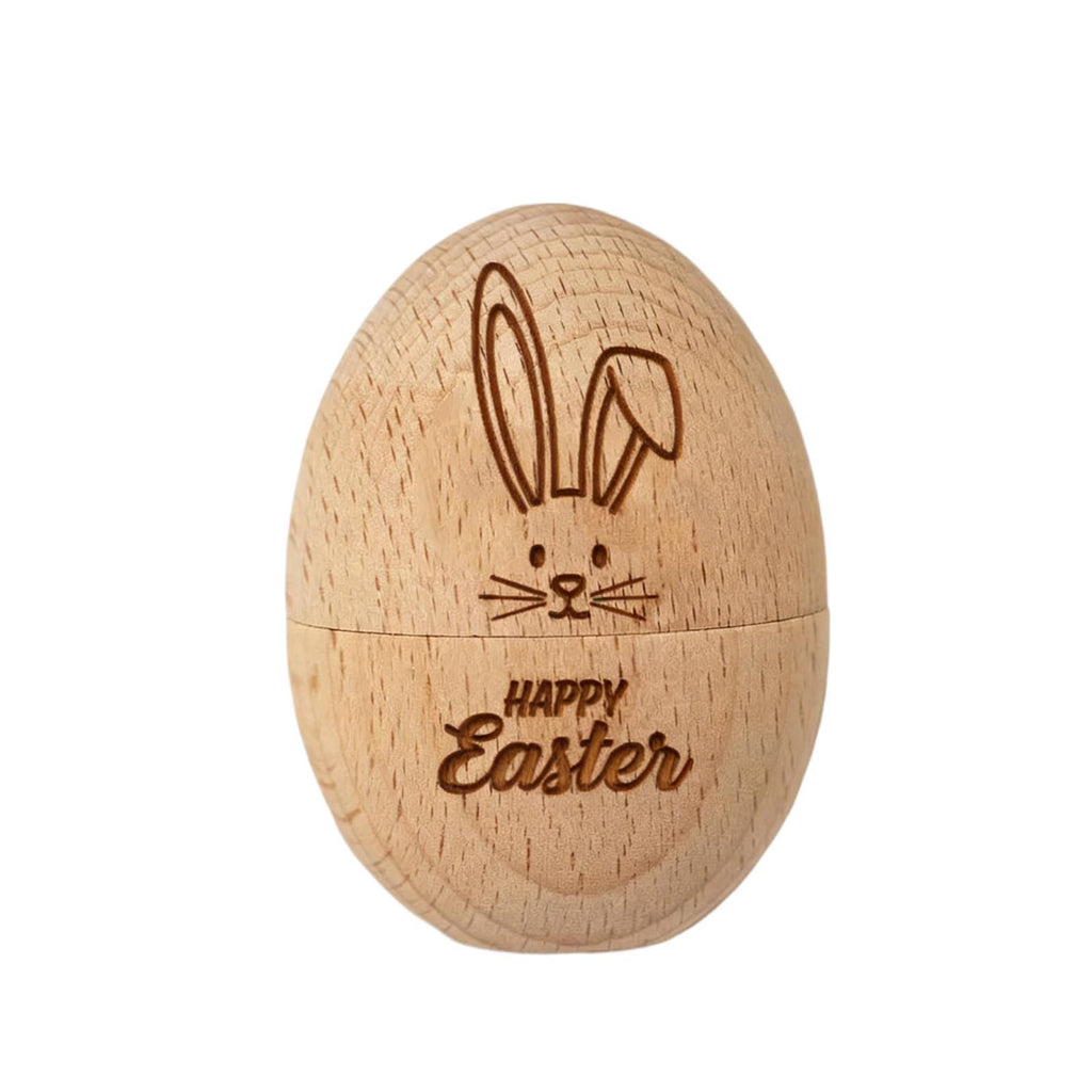 Laser-Cut Wooden Easter Egg Ornaments