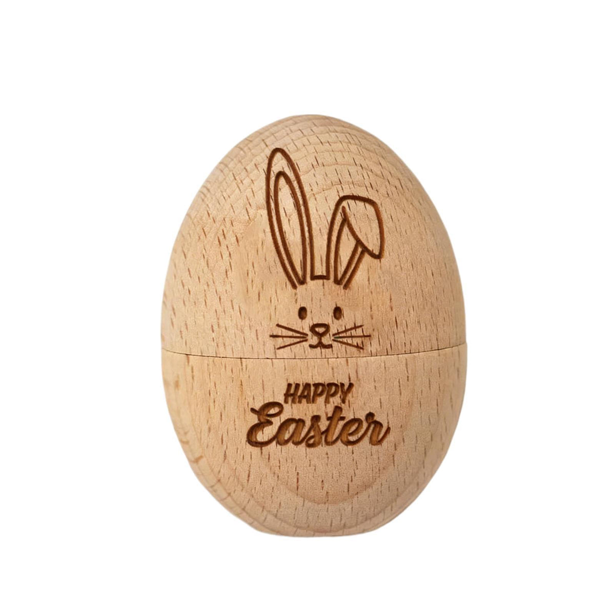 Laser-Cut Wooden Easter Egg Ornaments