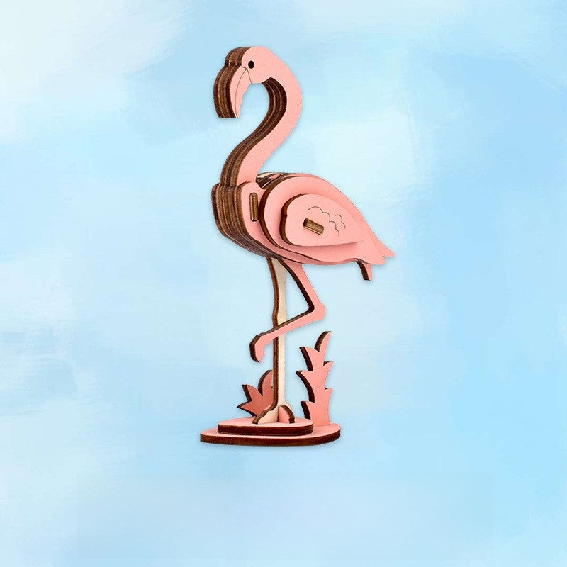 Wooden Animal and Vehicle 3D Puzzle Models