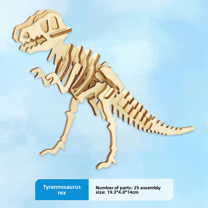 Wooden Animal and Vehicle 3D Puzzle Models