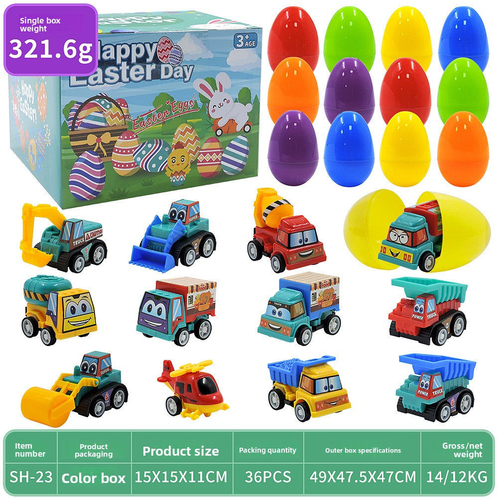 Easter Surprise Car Toy Eggs