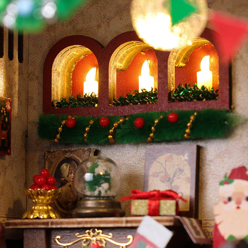 DIY Wooden Christmas Cottage Display Kit
