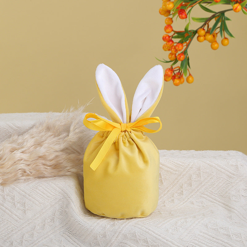 Bunny-Ear Drawstring Gift Bags