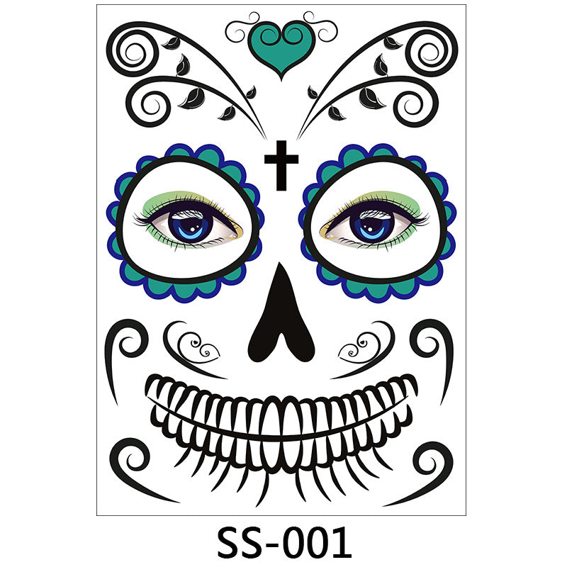 Halloween Face Stickers