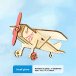 Wooden Animal and Vehicle 3D Puzzle Models