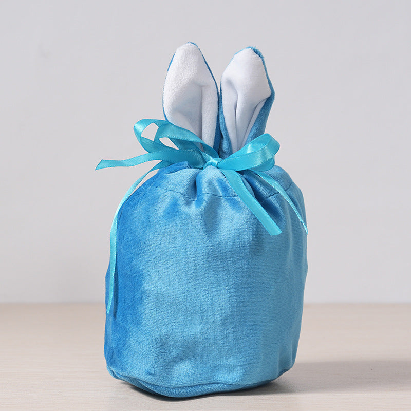 Bunny-Ear Drawstring Gift Bags