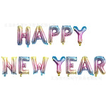 Happy New Year Foil Letter Balloons - 16 Inch