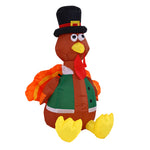 LED Thanksgiving Turkey Inflatable - U.S. Plug