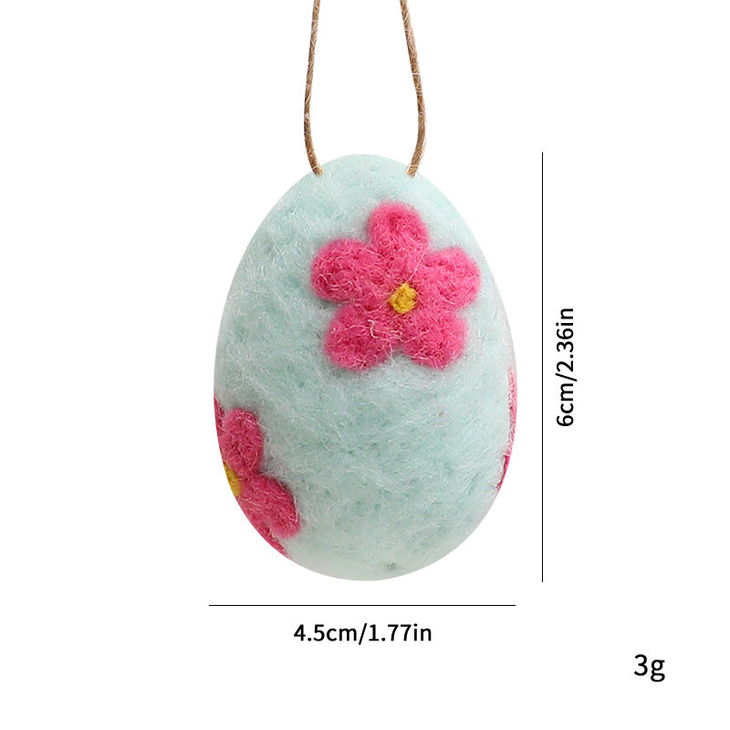 Easter Bunny, Egg & Flower Hanging Ornaments