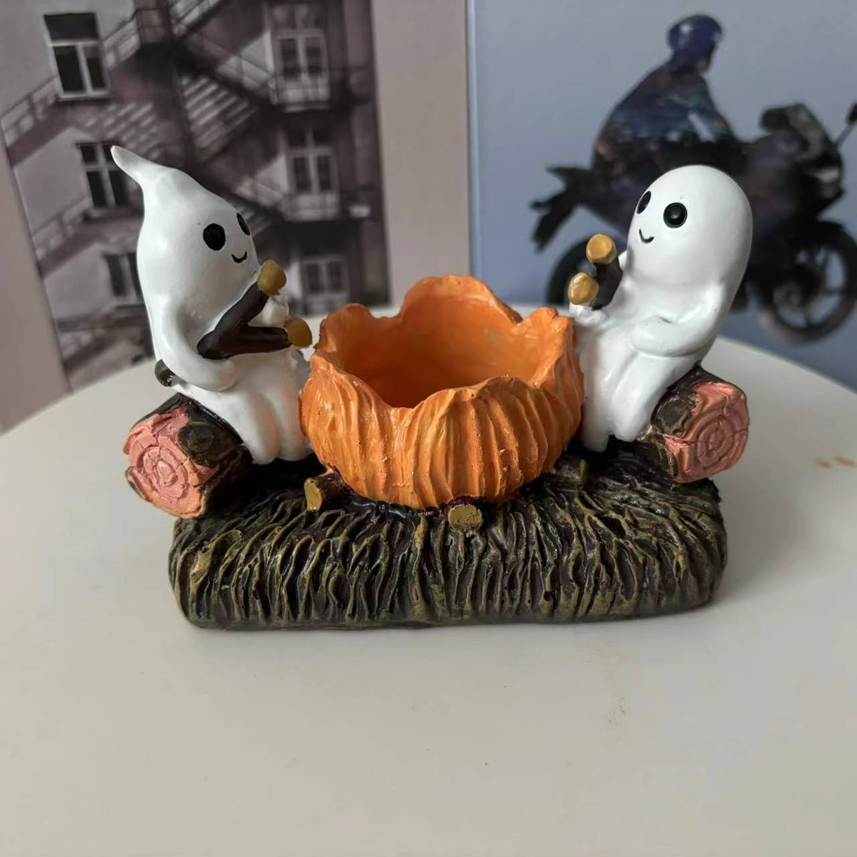 Ghost Campfire Flickering Night Light