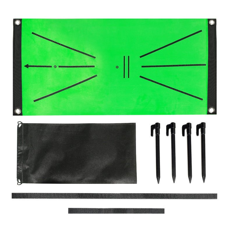 Golf Swing Practice Mat and Accessory Sets