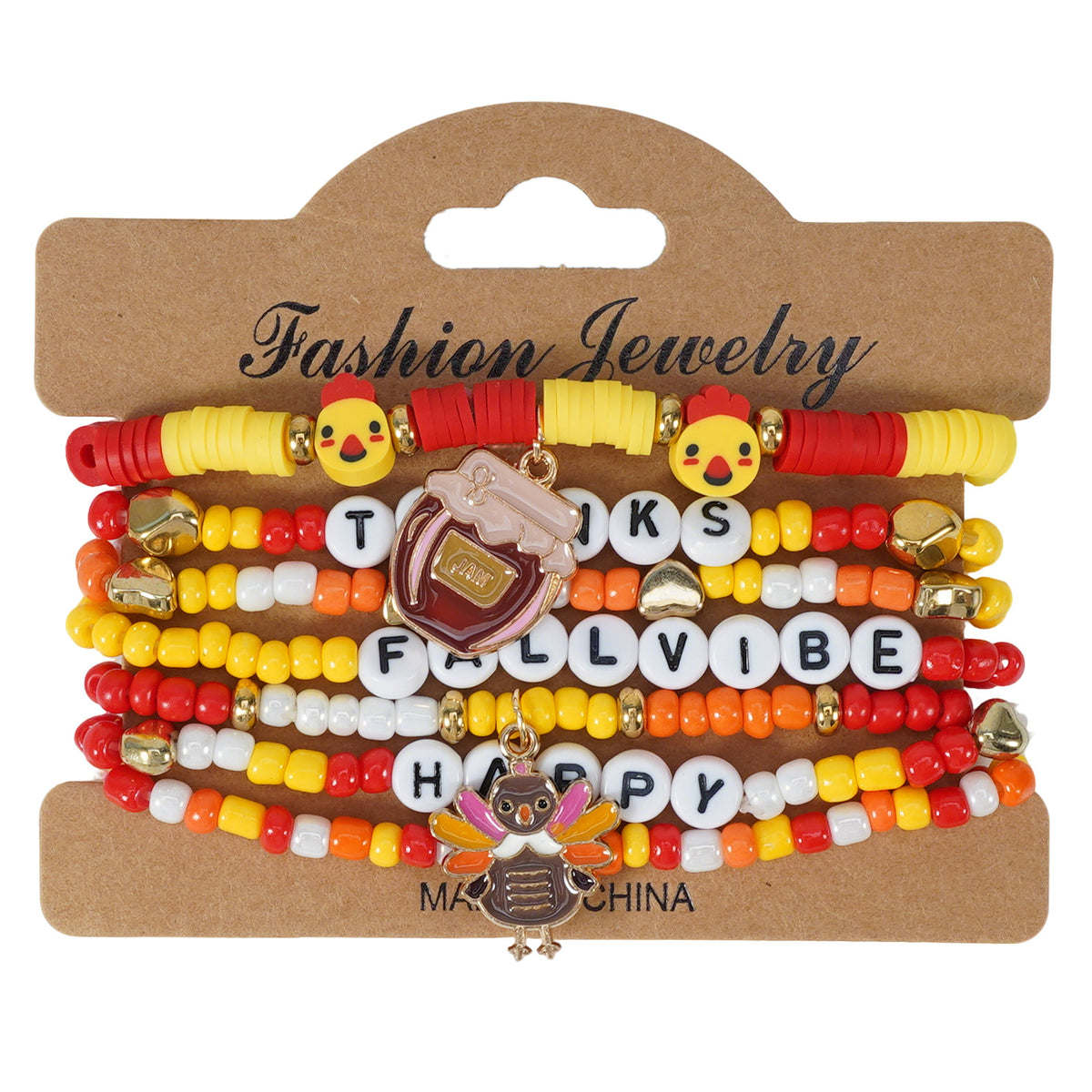 Autumn Harvest Charm Bracelet