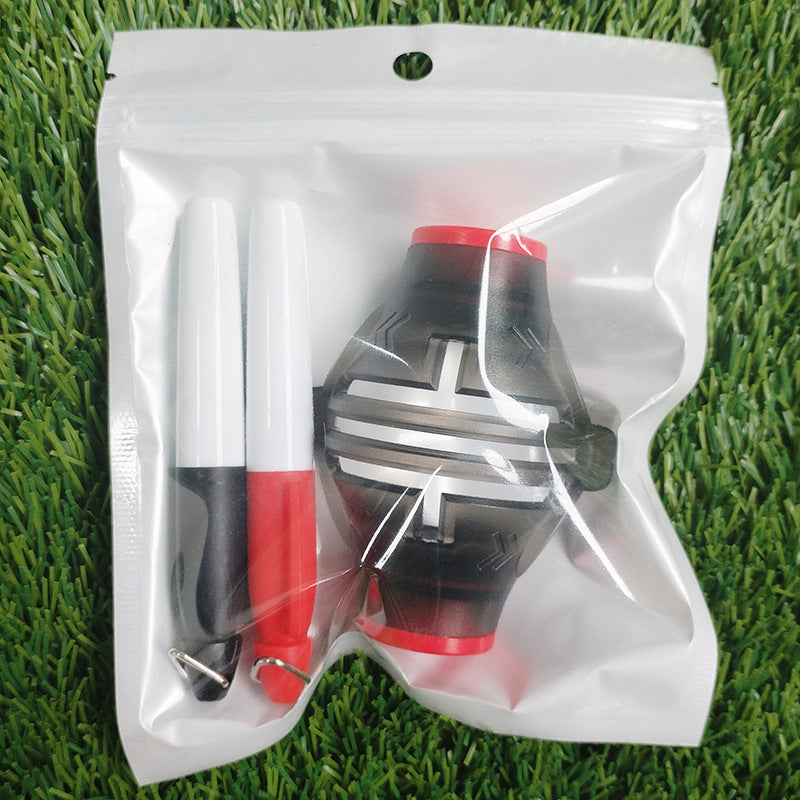360-Degree Golf Ball Alignment Marker