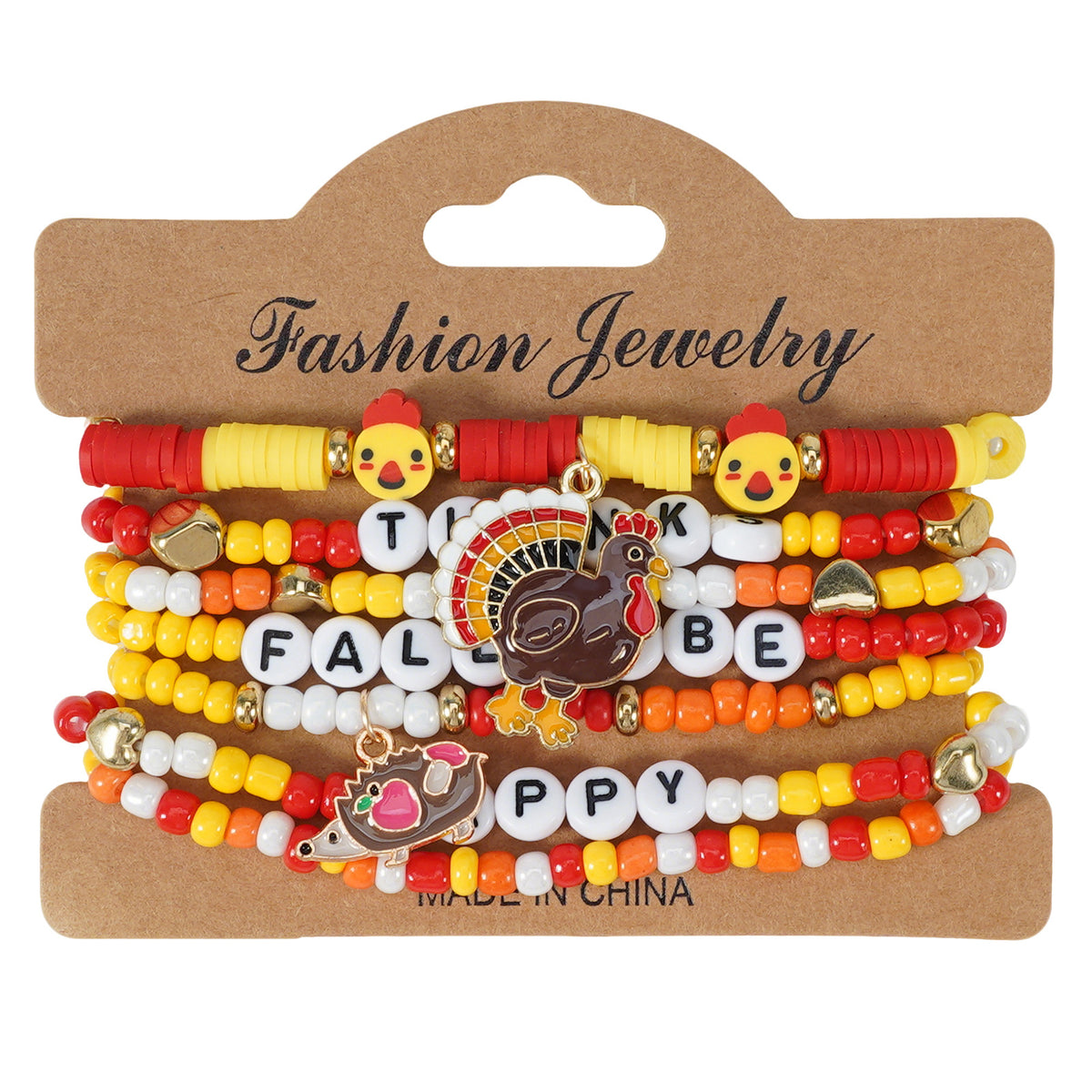 Autumn Harvest Charm Bracelet