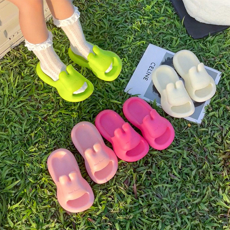 Kids Bunny-Ear EVA Slippers