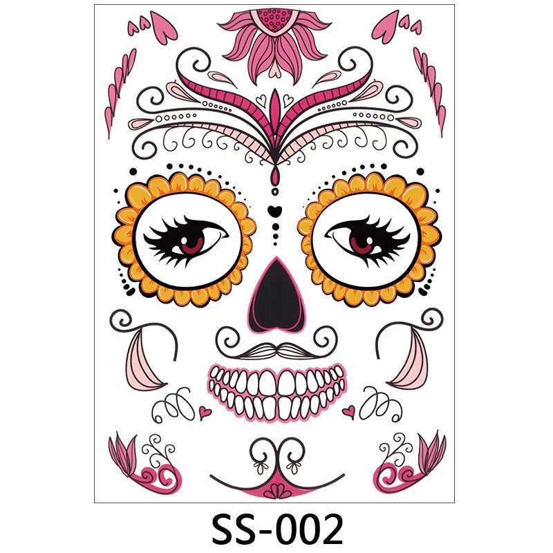 Halloween Face Stickers