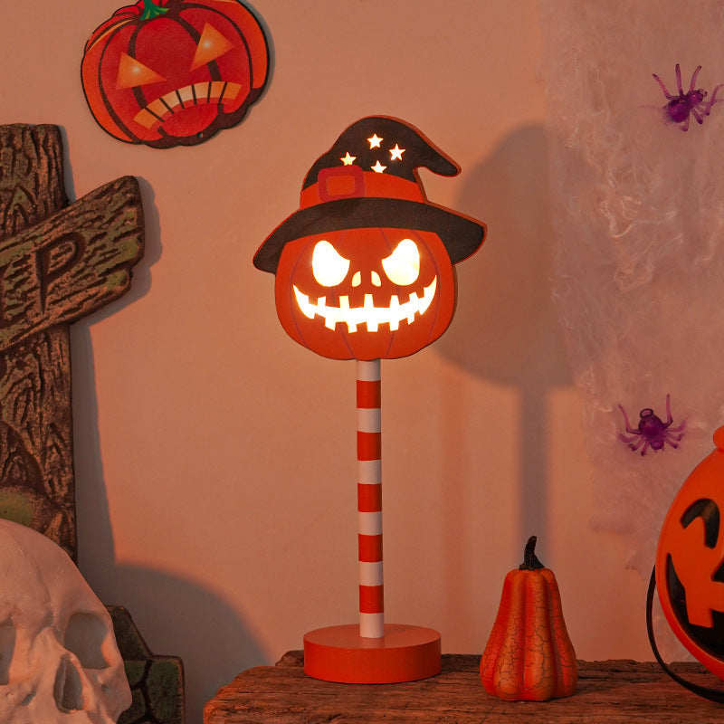 Wooden Halloween LED Night Light