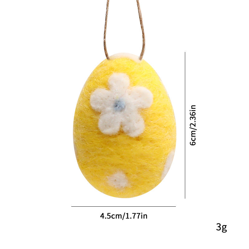 Easter Bunny, Egg & Flower Hanging Ornaments
