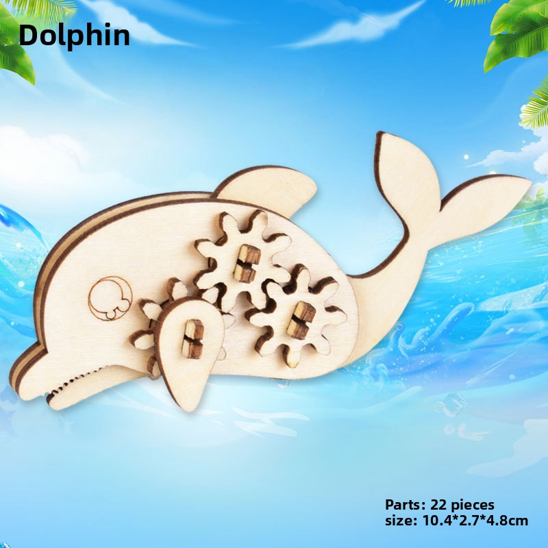 Wooden Animal and Vehicle 3D Puzzle Models