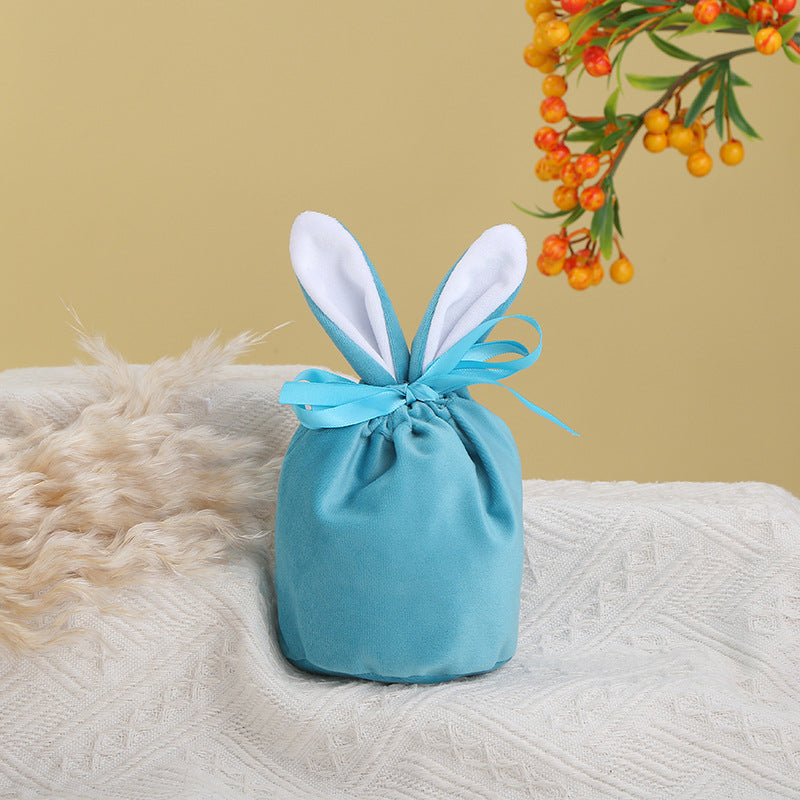 Bunny-Ear Drawstring Gift Bags