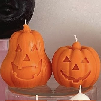Pumpkin-Shaped Blood Orange Scented Candle
