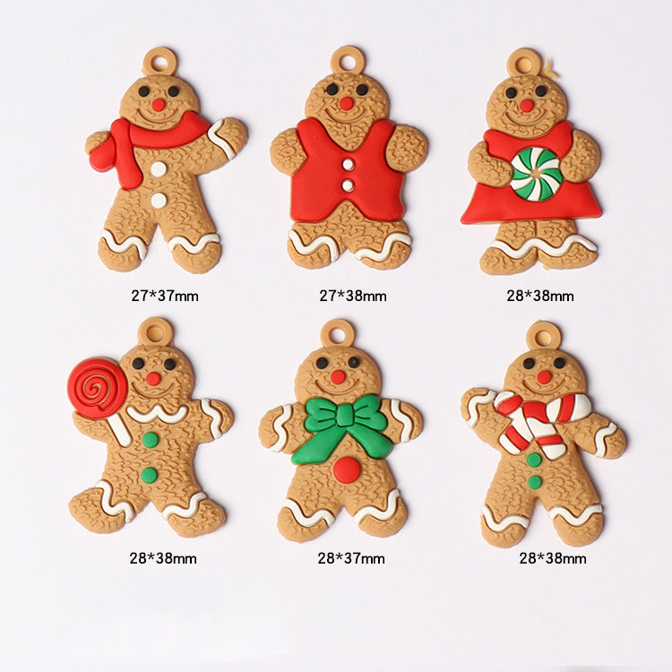 Gingerbread Christmas Tree Ornament Set