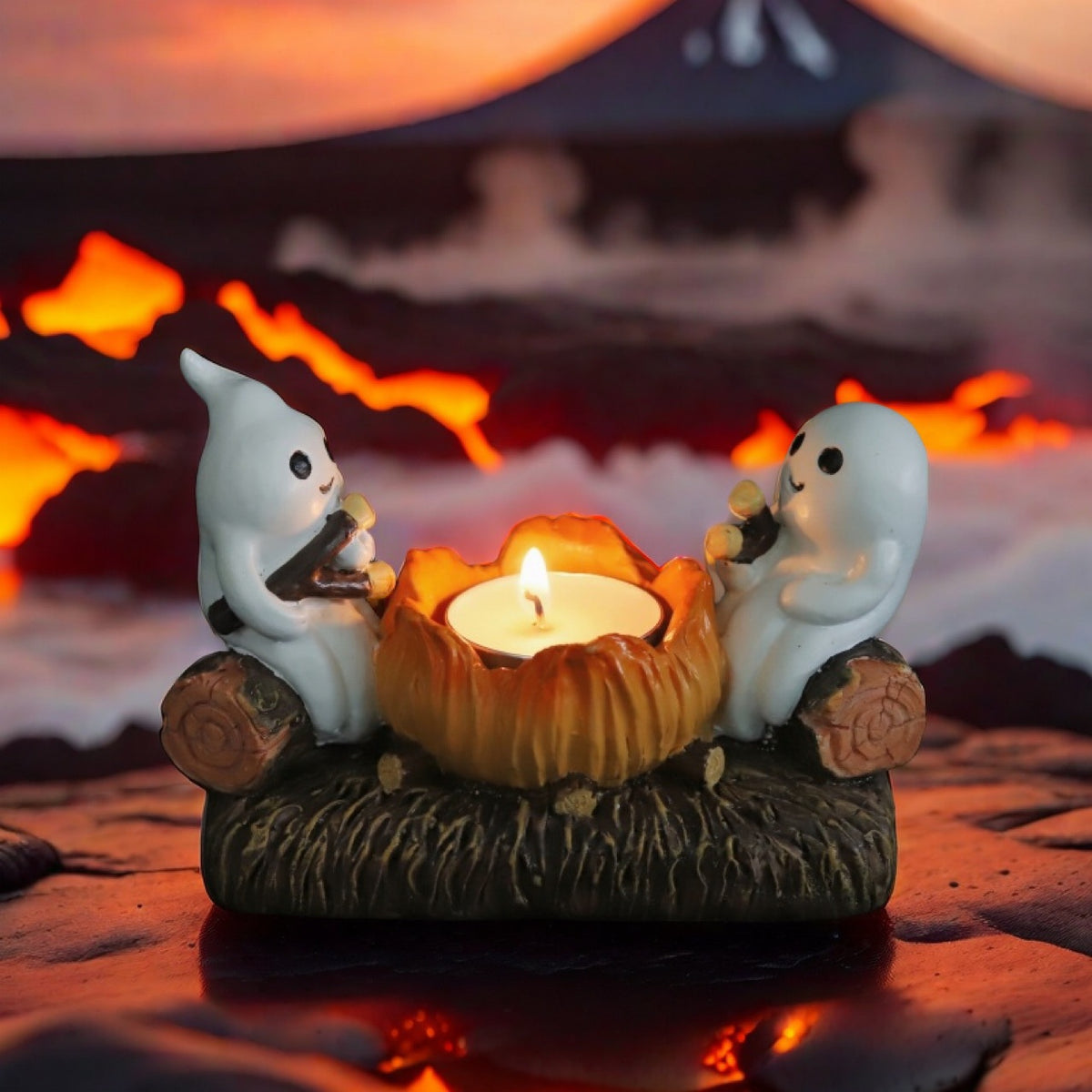 ghost candle holder