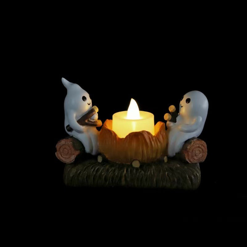 Ghost Campfire Flickering Night Light