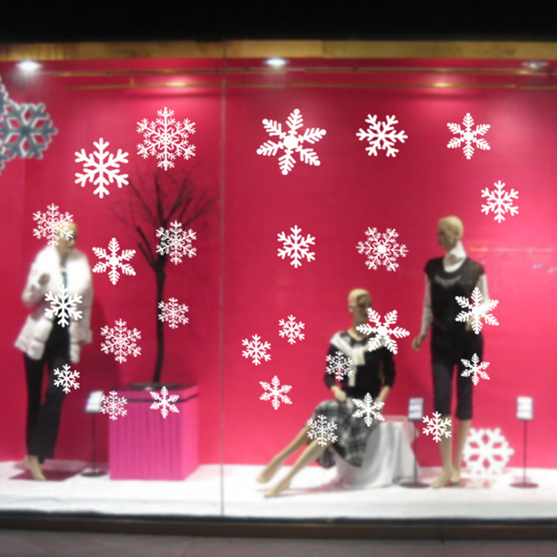 Christmas Snowflake Window Clings