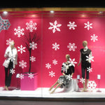 Christmas Snowflake Window Clings