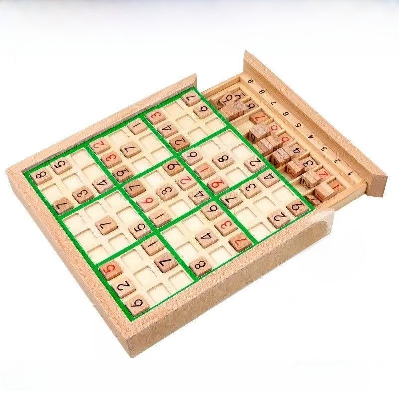 Wooden Sudoku Board Game