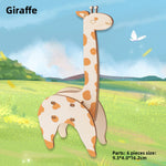 Wooden Animal and Vehicle 3D Puzzle Models